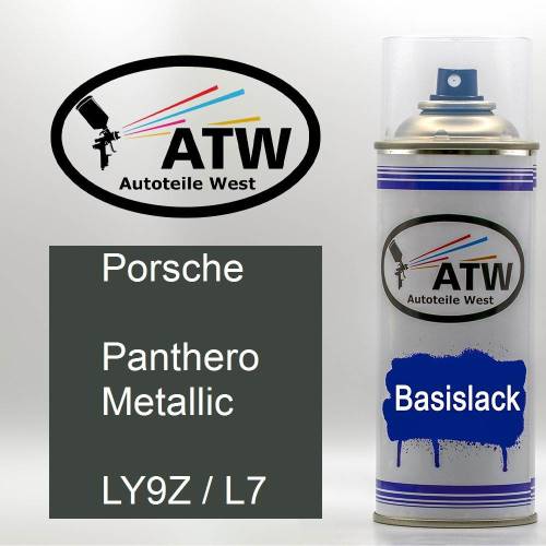 Porsche, Panthero Metallic, LY9Z / L7: 400ml Sprühdose, von ATW Autoteile West.